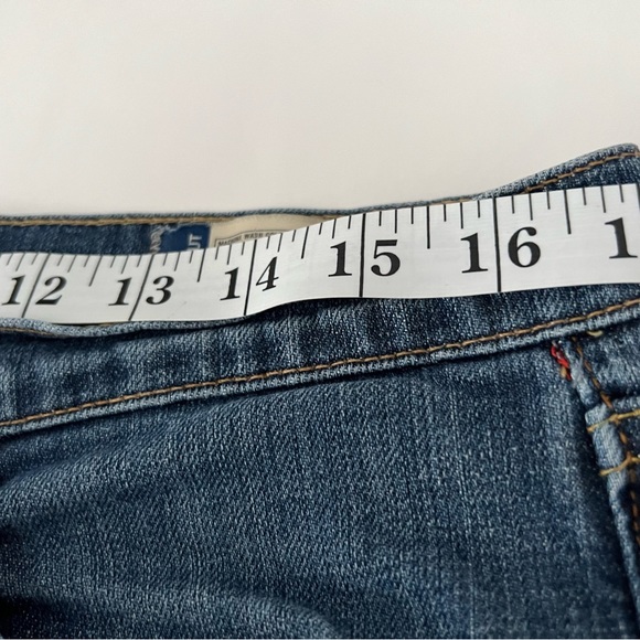 1969 Gap Jeans Women 12A Boot Cut Jeans Medium Wash Ankle Length Stretch Logo - Picture 3 of 11